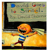 David goes to school